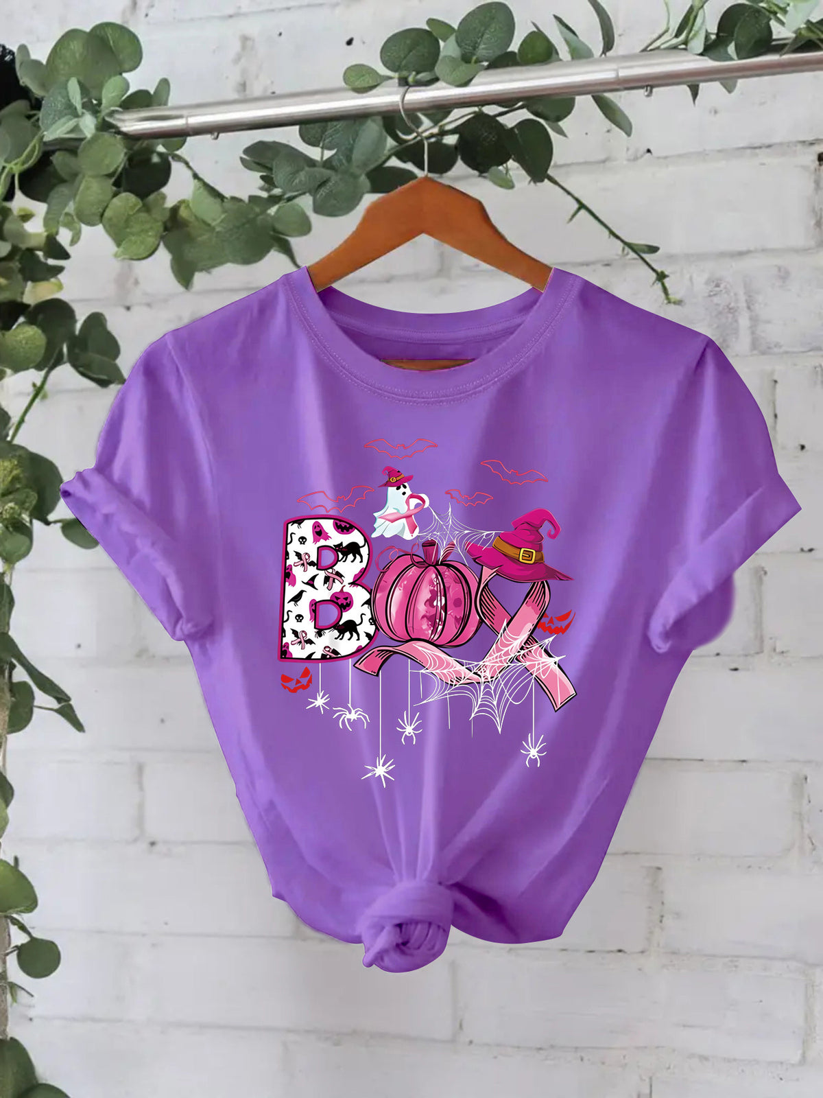 Halloween Pattern Printed T-shirt