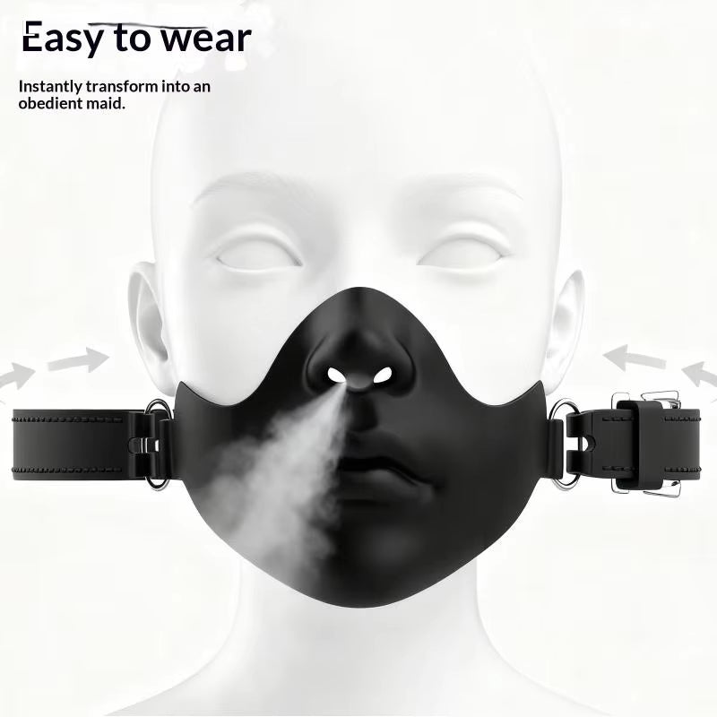 Silicone Half Face Mask | Halloween Cosplay & Costume Accessory