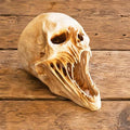 Gothic Demon Skull Sculpture | Halloween Horror Decor