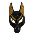 Rhinestone Anubis Mask | Egyptian God Halloween & Masquerade Costume