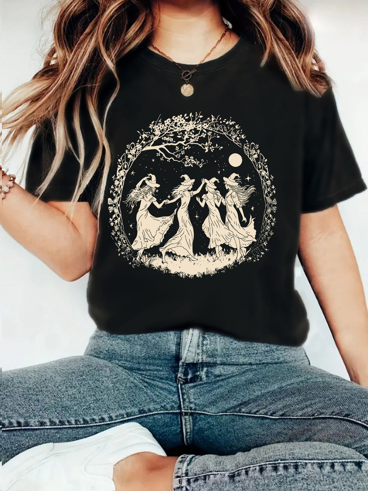 Short sleeved Halloween print