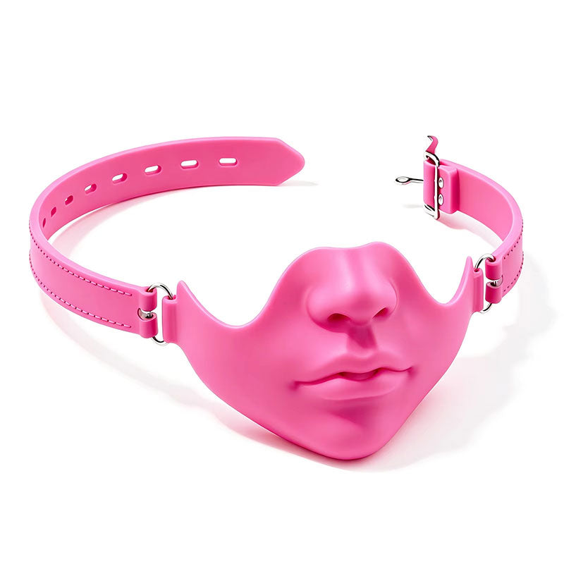 Silicone Half Face Mask | Halloween Cosplay & Costume Accessory