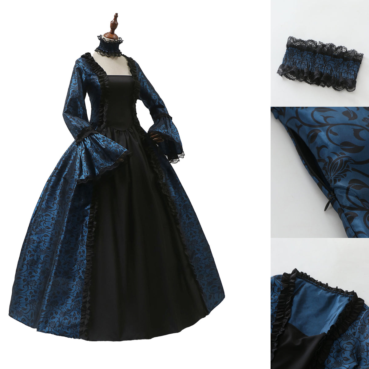 Halloween Victorian retro costume