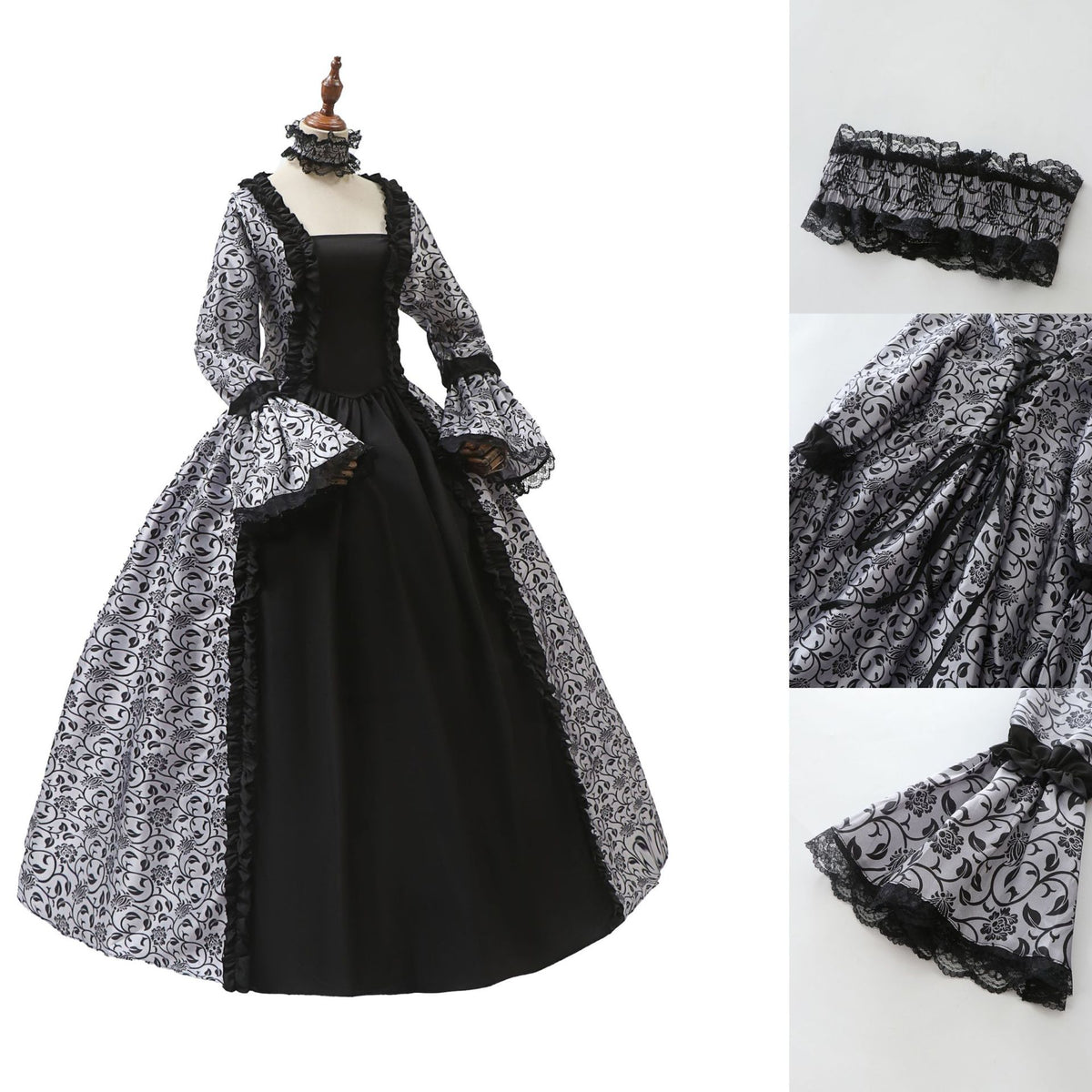 Halloween Victorian retro costume