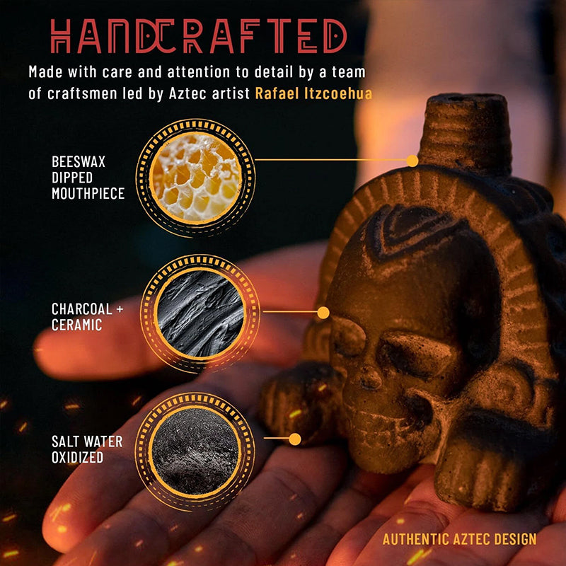 Aztec Death Whistle | Screaming Skull Halloween Prank & Party Prop